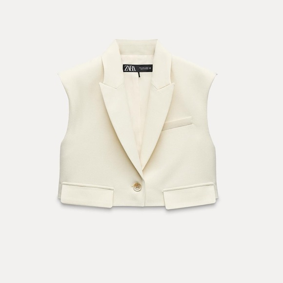 ZARA SHORT FLAP VEST - Picture 4 of 9